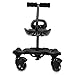 Universal Stroller Board with Detachable Seat, 2in1 Sit and Stand Stroller Connectors, Kids Buggy Board Stroller Step Stand, Stroller Standing Board for Most Strollers, Stroller Rider Board