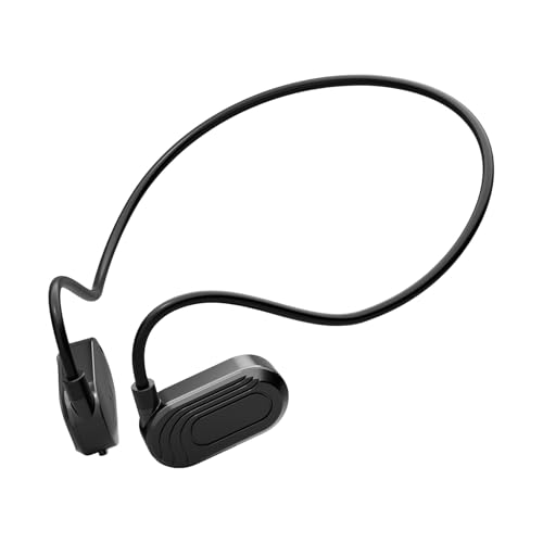 WOWRIO Open Ear Bluetooth Headphones Air Conduction Neckband – ENC Clear Calls, All-Day Battery, Glasses-Friendly, Sweat-Resistant, Bluetooth 5.2 for Work & Sports