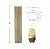 45 Degree Poplar Outside Radius Corner Base Block | 3/4" x 1 3/16" x 6" | 45° Poplar (Paint Grade) Bullnose - Fits 3/4" Radius, Trim Molding (3)