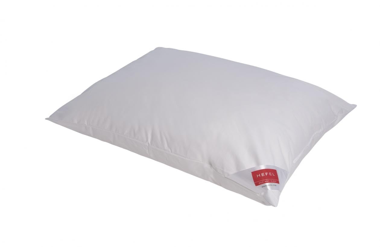 Hefel Softbausch Home Kopfkissen, Allergiker-geeignet, 100% PES-Faserbällchen, Waschbar 60°C, 6 Größen (60 x 80 cm)