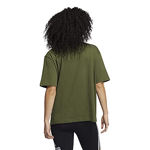 Adidas Womens Nini Graphics Pocket Tee Wild Pine Medium #TOP1