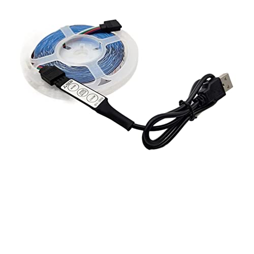 Ruban diode SMD 2835 DC5V avec câble USB et éclairage de fond TV pour écran de bureau