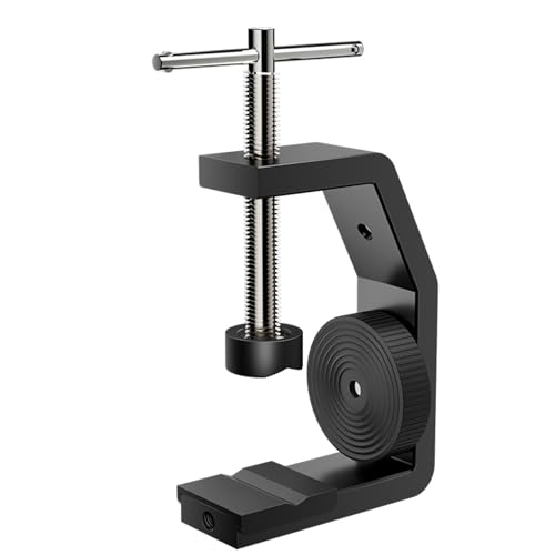 Pince de table appareil photo connecteurs vis 1/4" fixation tête trépied aluminium 60mm