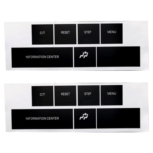 Stickers de réparation haut de gamme pour boutons de tableau de bord Jeep