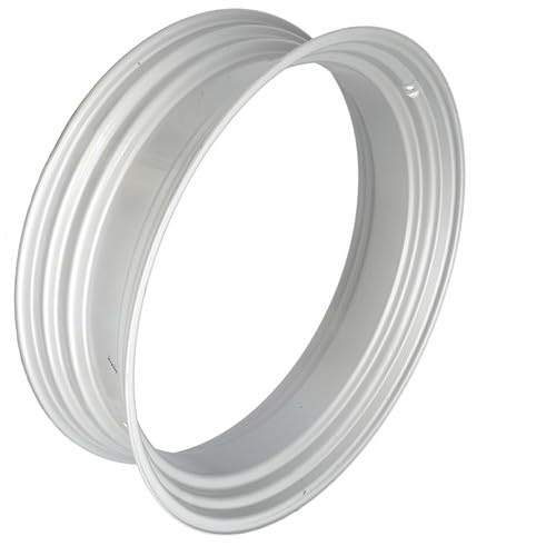 Drop Rear Rim - 11" x 38" 3-7/8" Center Drop Width Silver Mist