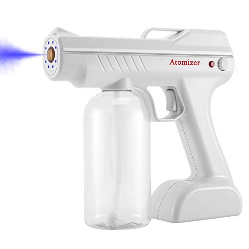 HOUSFA Disinfectant Atomizer Sprayer?Handheld Fogger Sprays Machine, 3000mAh Battery Powered Sprayer, Electric Sprayer Intelligent ULV Fogger Machine with Blue Light?Can Be Used for Alcohol Spray