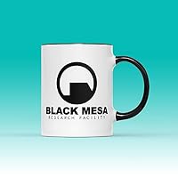 SMARTYPANTS Black Mesa Research Facility Half Life Game inspirierte Keramiktasse – Ansicht 3