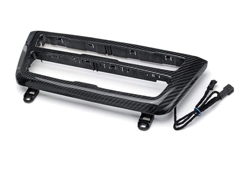 SiegenPro Ambientebeleuchtung Ambiente Light Strip-Beleuchtungsblende kompatibel mit BMW 3 4 Series F30 F31 F34 F82 M3 M4 Atmosphärenlicht Blende Ambientebeleuctung (Kohlefaser-Muster)
