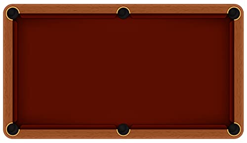 Accuplay Worsted Blend Pre Cut Pool Table Felt - Choose for 7, 8 or 9 Foot Table. English Green, Spurce Green, Blue, Navy, Red, Burgundy, Gray, Tan, or Black… - Image 3