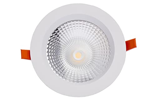 PLEX Deckenleuchte, dimmbar, 25 W, 4000 K, 2400 lm, IP44, Weiß Cover