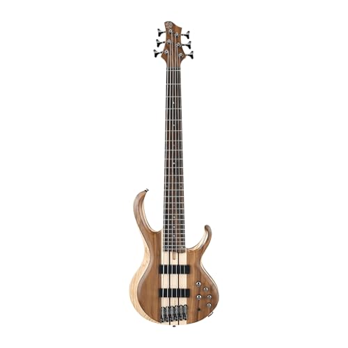 Ibanez BTB746 - Bajo eléctrico de 6 cuerdas, acabado natural de brillo bajo