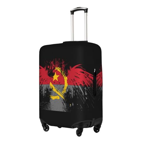 Travel Luggage Cover Angola Angolan Flag Fashion Washable Baggage Suitcase Protector Fit For Luggage Small2