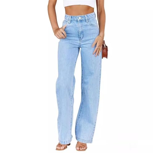 Womens Jeans Loose Boyfriend Jeans Y2K Denim Pants Jeans Pants Trousers Denim Straight Leg Jeans Baggy Casual Loose Jean