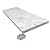White Gray Bianco Carrara Honed Finish Subway Marble Tile — 4x12 in 5 sq ft Box of 15 — Kitchen Backsplash, Bathroom Walls, Shower Surround, Fireplace, Accent Wall