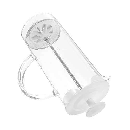 HOLIDYOYO 1pc High Borosilicate Manual Pot Shaped Spout Easy to Clean for Lattes Cappuccinos and More