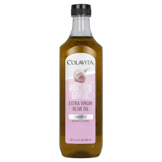 Colavita Roasted Garlic Extra Virgin Olive Oil, Low FODMAP, 32 Fl Oz (Pack of 1)