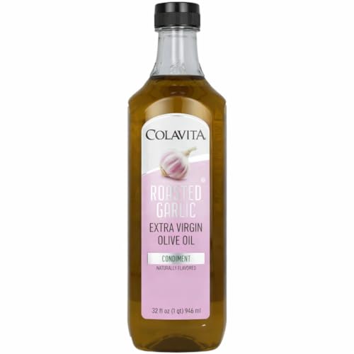 Colavita Roasted Garlic Extra Virgin Olive Oil, 32 Ounce