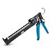 OX Tools Pro 10 oz Caulking Gun, 12:1 Thrust Ratio, Dripless Mechanism, Built In Poker, Rubber Handle