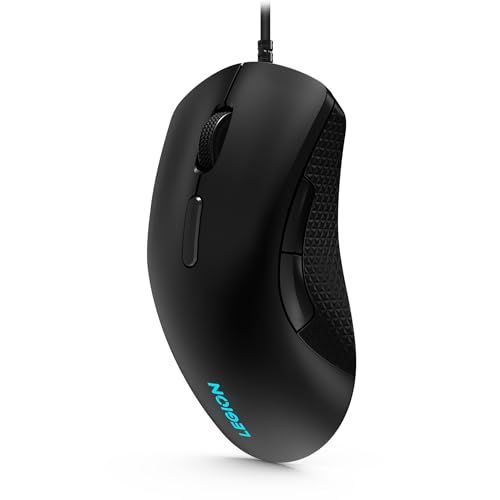 Image of Lenovo Legion M300 RGB Wired Gaming Mouse - 8,000 DPI Adjustable Sensor, 8 Programmable Buttons & 10-Million Clicks Durability for High Performance Gamers