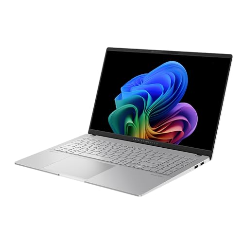 Image of ASUS Vivobook S 15 S5507QA Laptop | Copilot+ PC | 15.6 inch 2.8K WQHD+ 16:9 OLED Display | Snapdragon X Elite X1E-78-100 | 16GB RAM | 1TB SSD | QC Adreno GPU | Win11 Home | QWERTZ | Cool Silver