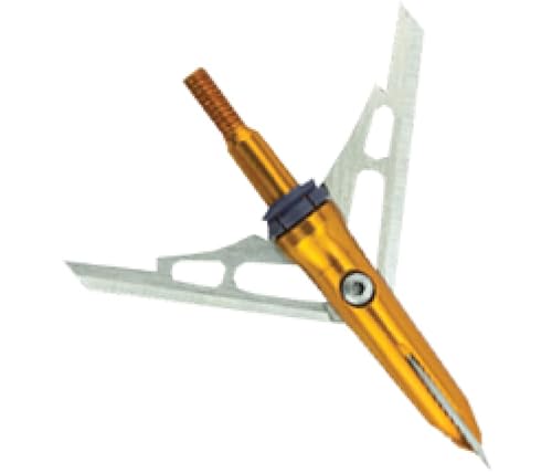 Rage Crossbow X, 2-Blade Archery Arrow Broadhead, 100 or 125 Grain with Shock Collar Technology...