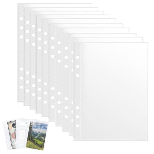 10 Pezzi Buste Di Plastica A5 Busta Perforata In Plastica