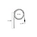 Inkbird 59 Inches Stainless Oven Probe Replacement for IBT-4XS/IBT-6XS Meat Grill Thermometer, One Oven Probe (Only Suitable for IBT-4XS/IBT-6XS)
