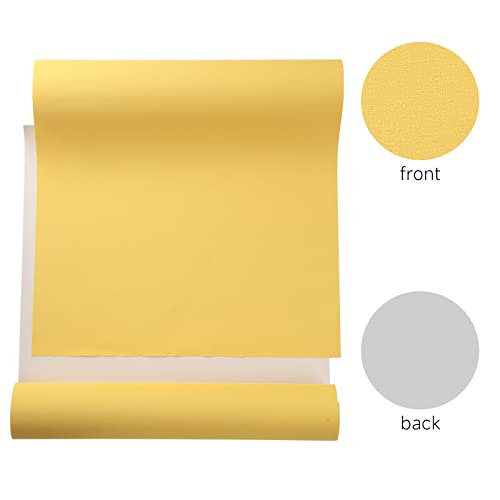 Wooqu Book Cloth, Fabric Surface and Paper Backed, Easy to Use, Strong, 17x29, for Book Binding, Bright Yellow - Image 3
