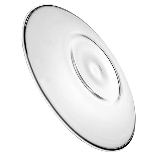 Ciieeo Piattino in Vetro Trasparente Antiscivolo per Tazze da tè e Sottobicchiere Termoisolante Leggero e Resistente Ristoranti tè Riutilizzabile