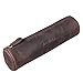 STILORD 'Miller' Federmappe Leder Rund Vintage Federmäppchen Rolle Lederetui Vintage Stifterolle Pencil Case Schlamperrolle aus Echtem Leder, Farbe:dunkel - braun