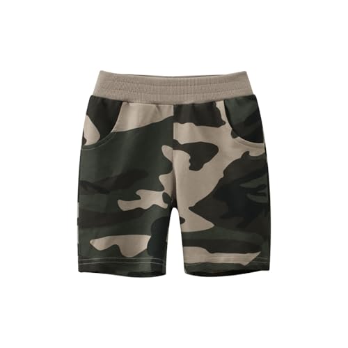 Toddler Boy's Summer Knit Shorts Camouflage 2-3 Pack2