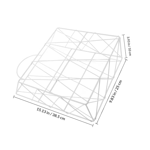 Étagère murale simple pour magazines et journaux avec poignée SECFOU