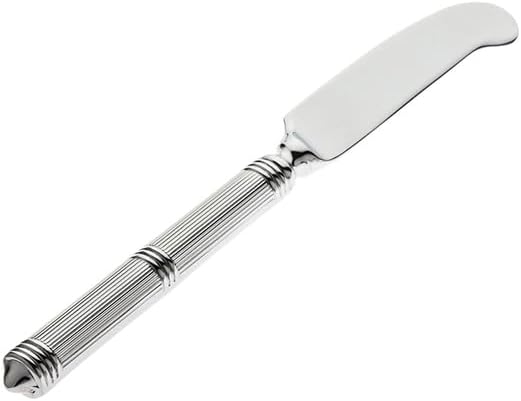 Ricci Argentieri Castello Butter Spreader, Butter Knife, Cheese Spreader, Cheese Knife – 18/10 Stainless Steel, Ideal for Butter, Jam, and Cheese, Dishwasher Safe