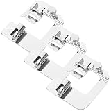 Photo Gallery iwowhero 3 pezzi piedini per macchina da cucire in acciaio inossidabile multifunzionali per orlo arrotolato cuciture di rifinitura e bordatura accessori per cucito casa compatibili con Photo Gallery iwowhero 3 pezzi piedini per macchina da cucire in acciaio inossidabile multifunzionali per orlo arrotolato cuciture di rifinitura e bordatura accessori per cucito casa compatibili con