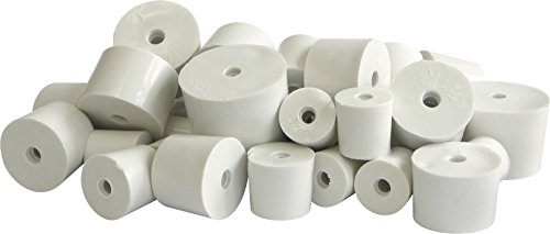 Gummipropp med Hål 33/29 mm – För Hembryggning av Vin