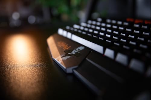 Konix Naruto Shippuden Clavier Gaming Filaire à Membrane AZERTY - Anti-ghosting - Câble 1,7 m - Motif Naruto et Sasuke