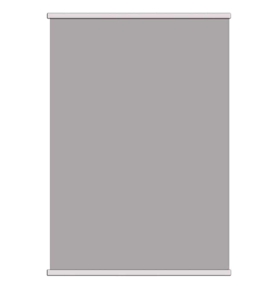 Generico 2 Stecche Trasparenti per Poster 70 cm in plastica + 2 Ganci