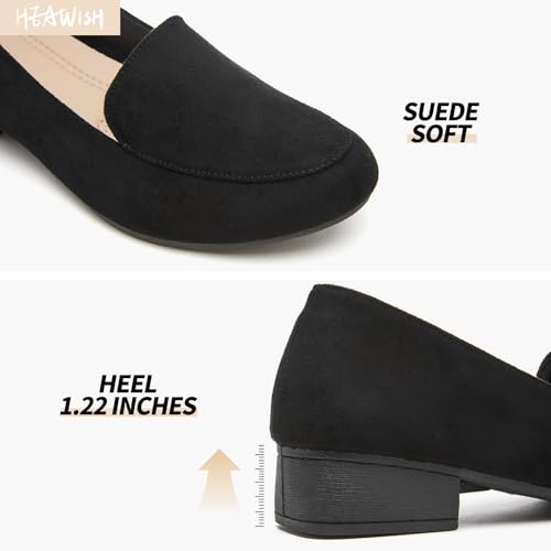 Women's Loafers Slip on Low Heel Shoes,Closed Toe Pumps Dress Shoes,Casual Loafer Work Flats Wedding Shoe3