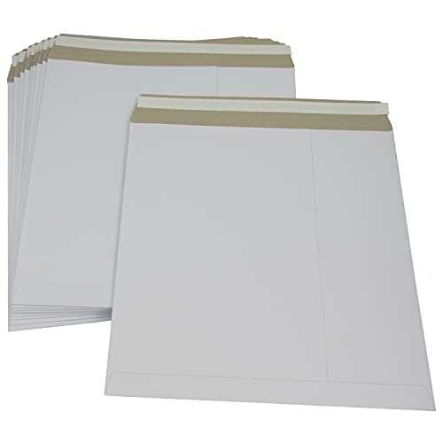 25 x 12 Strong White LP Record Mailers Envelope New