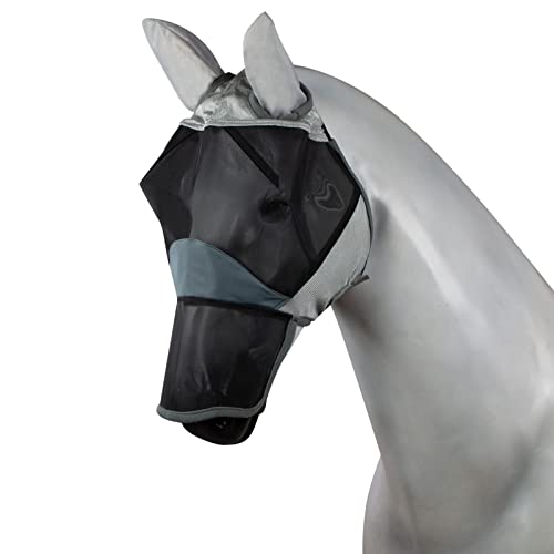 Máscara Anti-Mosca Horze Eira, Gris, XF