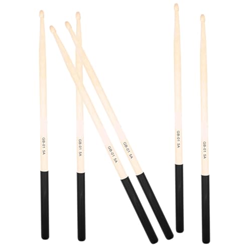 Set de 3 pares de baquetas de madera para percusión miniatura 1