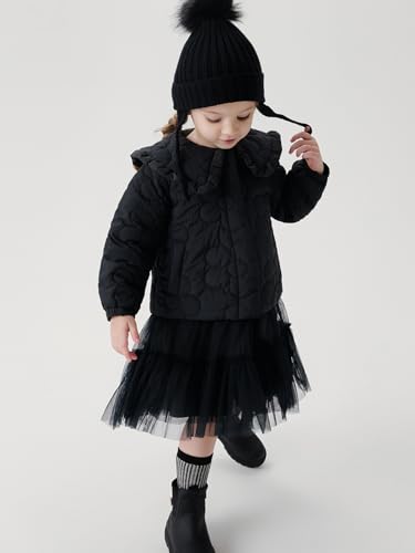 marc & janie Toddler Girl Peter Pan Collar Lightweight Quilted Puffer Jacket 2411982