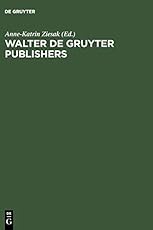 Image of Walter de Gruyter. Brand catalog list of De Gruyter. 