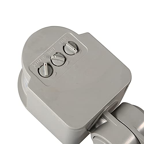 Motion Sensor Detector Switch, 90~250V 180 Degree Wall Mount Infrared PIR Motion Sensor Detector Infrared Switch for Outdoor Indoor (Gray) - Thumbnail 6