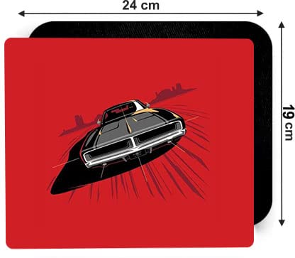 Image of Fast Car Designer Multicolor Printed Gaming Mouse mat (Large Washable Non Slip Rubber Base Best for Office Home Laptop Desktop WFH) AMZMP00131 Mousepad (7)