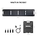 120W Portable Solar Panel for Power Station Generator, Ultra Light 5.7lbs, 25% High Efficiency IP65 Waterproof, 20V Foldable Solar Panel Charger for Camping, RV, Outdoor Use and Off-Grid Blackouts
