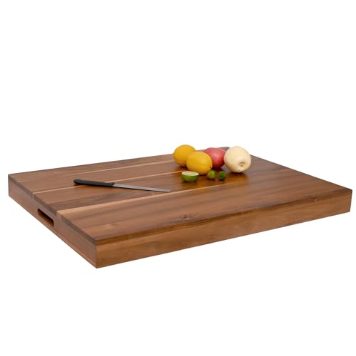 Tabla de cortar rectangular de madera Acacia 76x56 cm miniatura 6