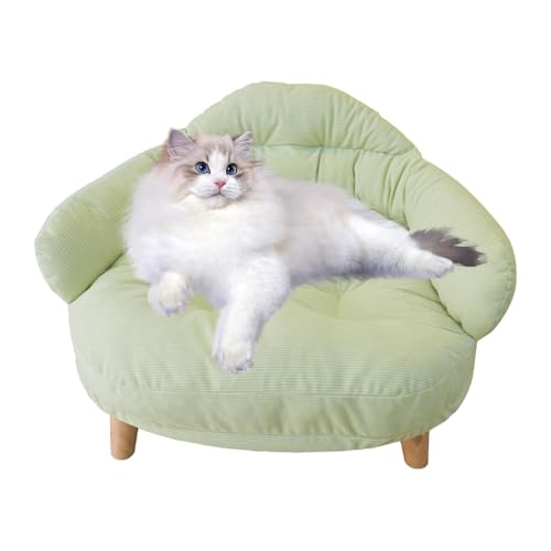 Hundestuhl – Haustiersofa | Eckhundebett | Sofas und Stühle für Hunde | Hundesofabett | Abnehmbare Couch Hundebett Hundesofa Couch | Weicher Haustiercouchstuhl, atmungsaktives Katzennestbett für das W