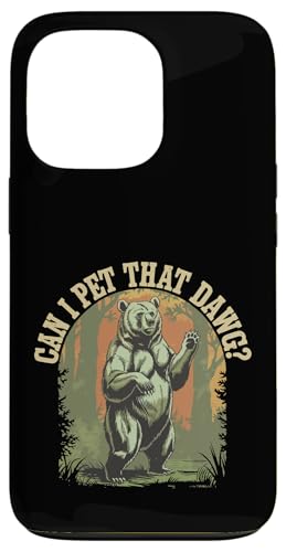 Bear Can I Pet That Dog �ʔ��� �n�C�L���O �L�����v �X�}�z�P�[�X iPhone 13 Pro �p