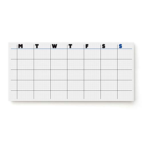 Jstory Columnar Sticky Planner Large noir : grand bloc notes adhésif ligné colonnes